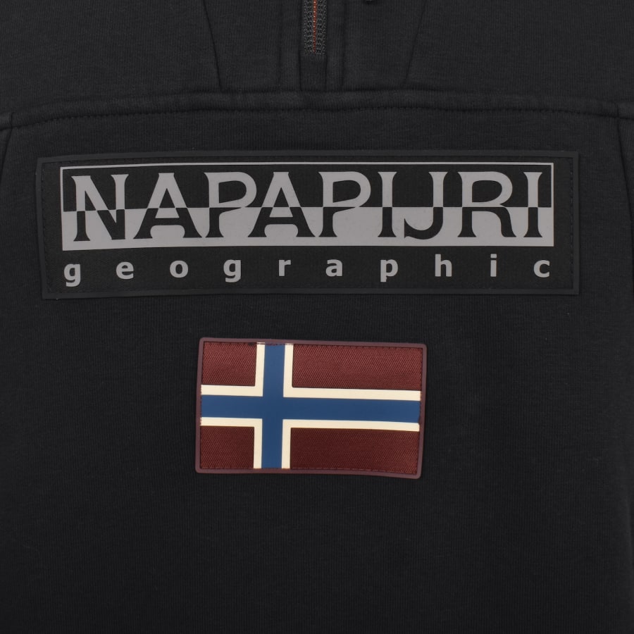 Napapijri burgee hoodie black discount